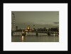 London, River Thames, London Eye, Waterloo Brigde and Houses of Parliment at night by Assaf Frank